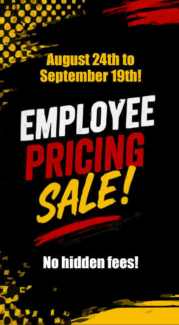 Employee Pricing Event